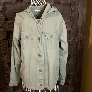 Maurices Sage Utility Jacket with Hood